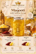 Oslo Queen Maqooti with saffron syrup