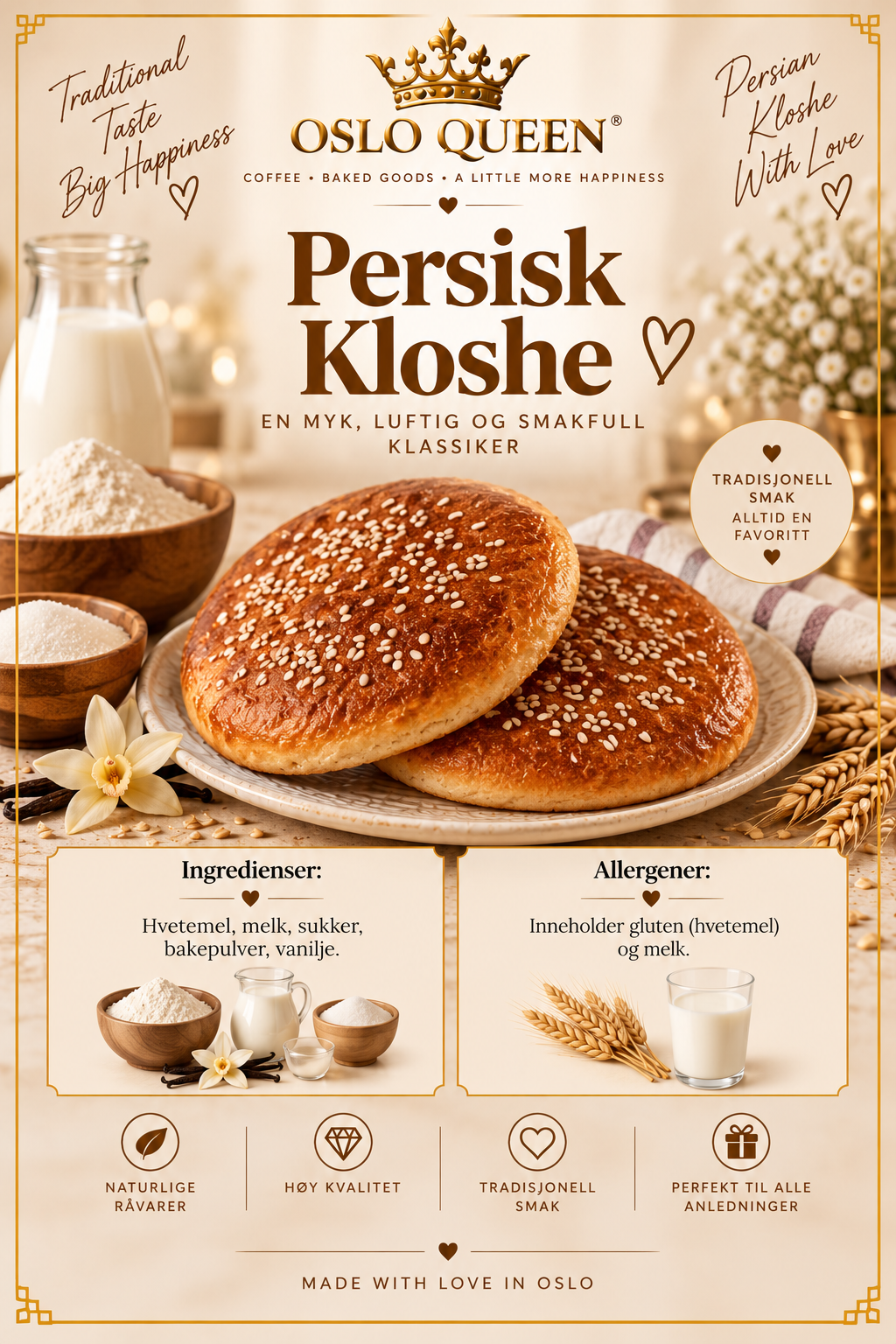 Oslo Queen Persian Kloshe